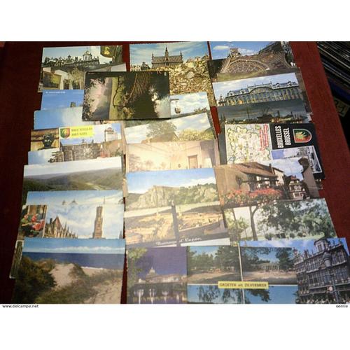 Collection De + 70 Cartes Postales De Belgique Tous Avec Timbres