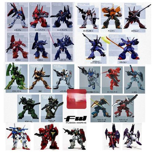 Collection De Poupes Ancienne Gundam Fw Uo Plus, Figurine En Pvc, Modle De Bonbon, Jouet Shokugan Pour Fans, Cadeau Pour Enfants, Non Mobile