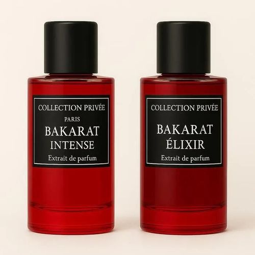 Collection Prive Bakarat Intense Extrait De Parfum Mixte 50ml Bakarat Intense + 50ml Bakarat Elixir