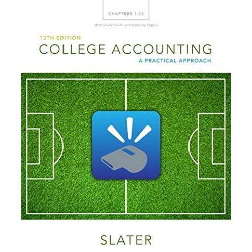 College Accounting Chapters 1-12 With Study Guide And Working Papers Plus Myaccountinglab With Pearson Etext -- Access Card Package   de Jeffrey Slater  Format Poche 