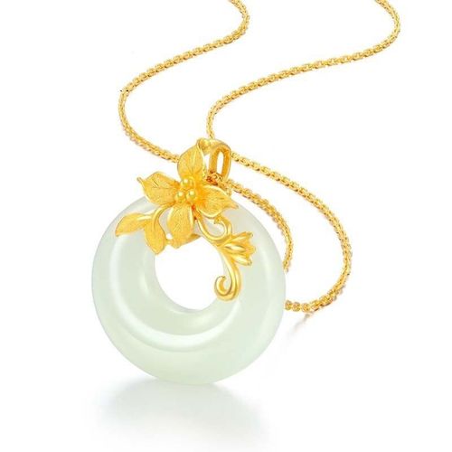 Collier  Pendentif En Jade Blanc Naturel 925, Boucle De Scurit, Calcdoine En Argent, Breloque Sculpte Chinoise, Bijoux Agate, Amulette  La Mode, Cadeaux