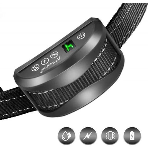 Collier Anti-Aboiement Chien - 3 Modes Automatique Ip65 Batterie Rechargeable Sangle Reflechissant Rglable Pour Petit Gros Chien-Pm6