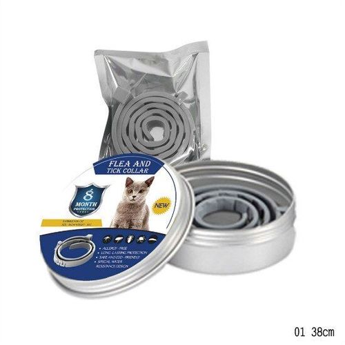 Collier Anti-Tiques Ajustable Pour Chien Et Chat, Accessoire De Protection Pour Animaux De Compagnie,  Base De Plantes, tanche, De Plus De 8 Mois