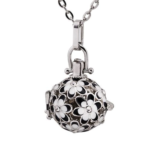 Collier Aromathrapie En Forme De Poisson Rouge Pour Femmes, Boule De Musique, Diffuseur D'huile Essentielle, Mdaillon De Parfum Vintage, Pendentif Couronne, Bijoux  La Mode