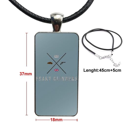 Collier Avec Pendentif En Verre Pour Femmes Et Filles, En Croix, Fait  La Main, Demi Pendentif Rectangulaire