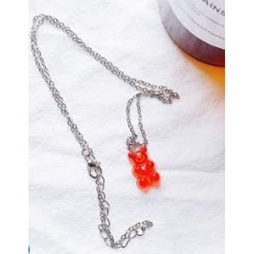 Collier Avec Pendentif Ours En Rsine Transparente Multicolore Pour Femmes, Bijoux Corens, Mignon, Dessin Anim, 2020
