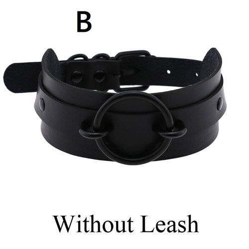 Collier Bracelet Cuir Bondage Bdsm, Modele: B