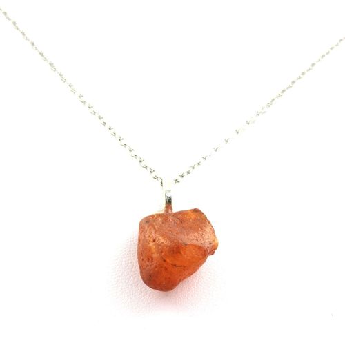 Collier Cornaline Brut. 29.77 Ct. Madagascar.