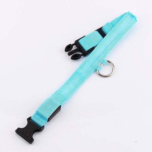 Collier De Chien En Nylon Rglable Pour Animaux De Compagnie De Scurit Nocturne Collier Clignotant Lumineux  Led