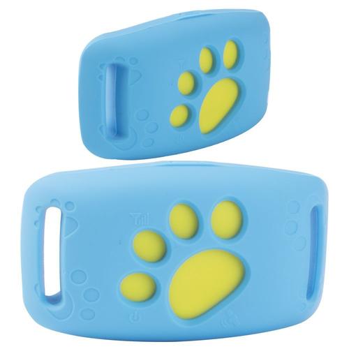 Collier De Suivi Gps Pour Animaux De Compagnie Et Moniteur De Rseau D'activit Pour Chats, Chiens, Conception tanche, Traqueur De Moniteur Global Anti-Perte, Application Gratuite Et Plate-Forme Web, Bleu (Carte Sim Non Incluse)