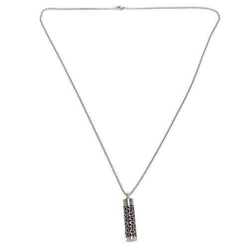 Collier Diffuseur DHuiles Essentielles lgant Longueur De Conception Creuse Rglable En Acier Inoxydable Aromathrapie Pendentif Collier