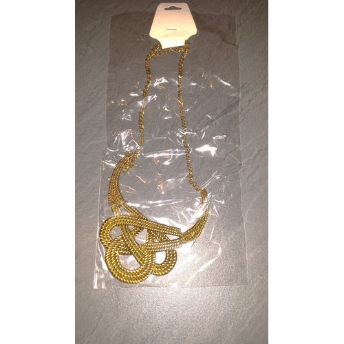 Collier Dor En Forme De Noeud Mode