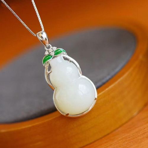Collier En Argent Incrust, Calcdoine Blanche Naturelle, Gourde, Unique, Artisanat Ancien En Or, Bijoux De Marque Pour Femmes, Nouvelle Collection