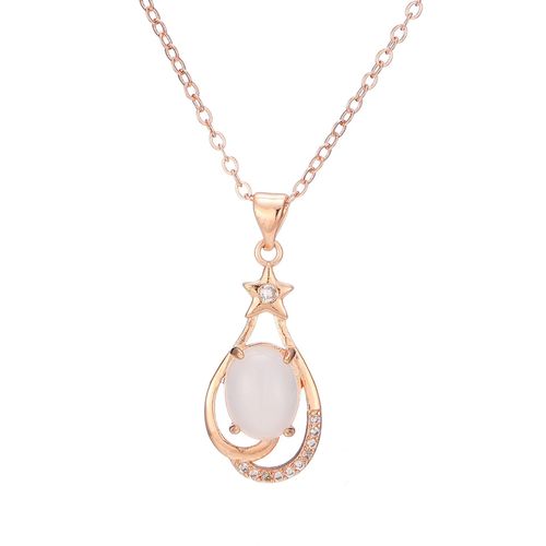 Collier En Jade Htian Blanc Naturel, Pendentif Goutte, Amulette De Calcdoine En Argent 925, Bijoux De Charme  La Mode, Cadeaux Pour Femmes