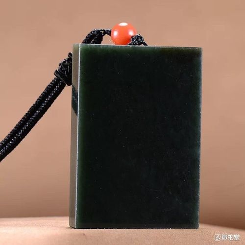 Collier En Jade Htien Naturel Pour Hommes Et Femmes, Pendentif Sans Mots, Bijoux Bouddhistes, Porte-Bonheur Sculpt, Amulette  La Mode