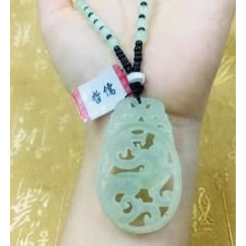Collier En Jade Naturel Pur Pour Hommes Et Femmes, Collier Avec Pendentif En Forme De Phnix, Vert Clair, Cadeau Exquis