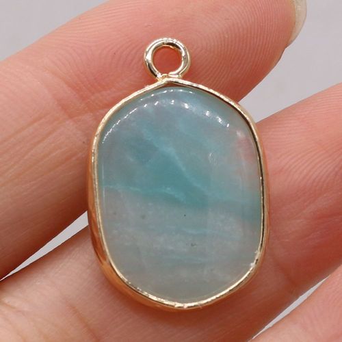 Collier Et Boucles D'oreilles Ovale En Pierre Naturelle, Quartz, Agate Noire, Pendentif En Cristal, Fait  La Main, Artisanat, Bricolage, Accessoires De Bijouterie