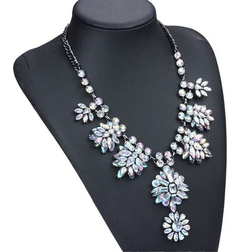 Collier Et Pendentif En Cristal Multicolore Pour Femmes, Bijoux De Luxe, De Fianailles, Dclaration De Mariage
