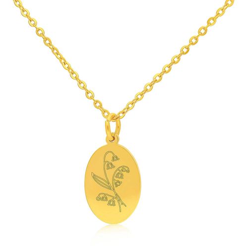 Collier Femme Bijoux Mycode Flower Power Classique Cod. My01cg-Mag Mycode