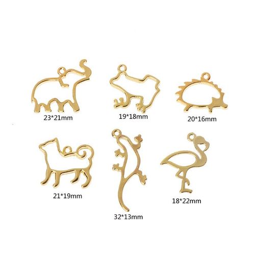 Collier Pendentif Avec Cadre En Mtal Dor, 6 Pices, Mignon Cadre Ajour, Chaton Chat, Uv, Rsine poxy, Outils, Accessoires Faits  La Main
