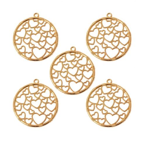 Collier Pendentif Avec Cadre En Mtal Dor, 6 Pices, Mignon Cadre Ajour, Chaton Chat, Uv, Rsine poxy, Outils, Accessoires Faits  La Main
