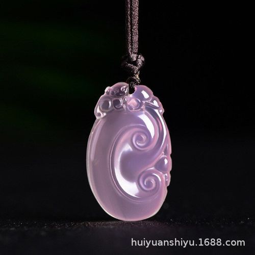 Collier Pendentif Bouddha En Jade Rose Naturel Pour Hommes Et Femmes, Amulette En Pierre De Jades Certifie Authentique, Cadeaux Calcdoine, Breloques  La Mode, Bijoux
