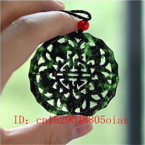 Collier Pendentif Chauve-Souris En Jade Vert Et Noir, Amulette Sculpte  Double Face, Bijou  Breloques, Cadeau Pour Femmes Et Hommes