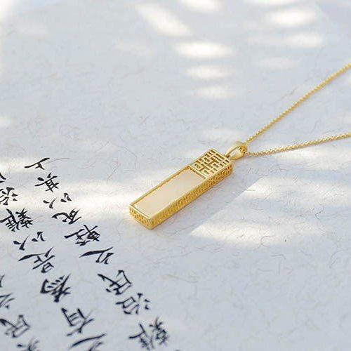 Collier Pendentif En Argent Incrust De Jade Blanc Naturel Hetian, Nouveau, Rtro Chinois, Style Palais, Conception De Petits Groupes, Bijoux Pour Femmes