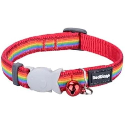 Collier Pour Chien - Red Dingo - Style Arc-En-Ciel - 15 X 24-36 Cm - Multicolore - Taille Moyenne
