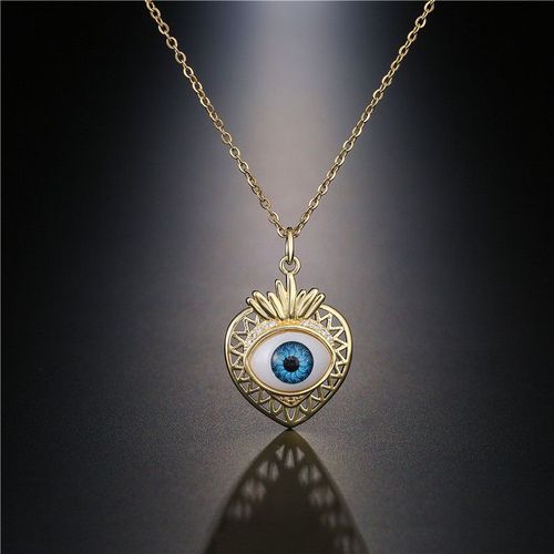 Collier Ras Du Cou Bleu Mauvais Il Pour Femmes, Pendentif Ajour En Forme D'ananas, Bijoux  La Mode