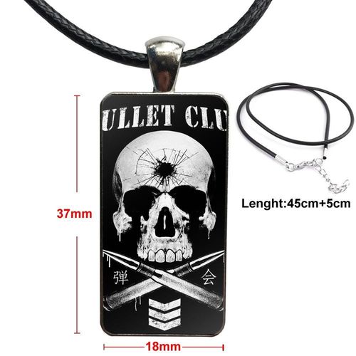 Collier Rectangulaire En Verre Pour Femmes Et Filles, Design Fait  La Main, Mode Vintage, Noir Et Blanc, Pendentif
