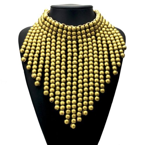 Colliers De Dclaration En Perles De Bois Pour Femmes, Style Bohme, Multicolores, Longs Pendentifs, Bavoir, Ras Du Cou, Bijoux Faits  La Main
