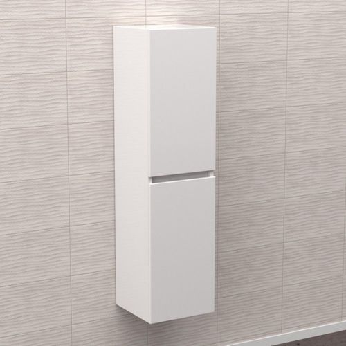 Colonne De Salle De Bains  Suspendre Concilio vasion Laqu Blanc Brillant H.135cm