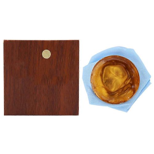 Colophane Premium Faite  La Main Dans Une Bote En Bois Pour Violon, Alto, Violoncelle Et Erhu (Jaune)