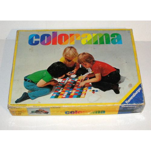 Colorama Grand Jeu D'eveil Formes Et Couleurs Ancien 1974 Ravensburger