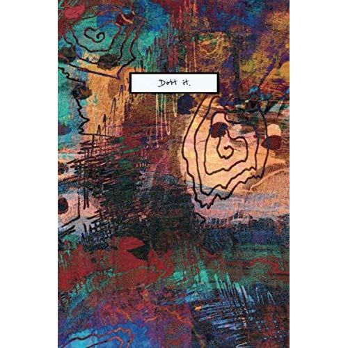 Colorful Mess Cover | Dot Grid Paperback Notebook For Journaling (Dott It.)   de Books, Dott it.  Format Broch 