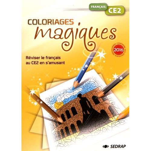 Coloriages Magiques Franais Ce2   de Lamotte Marie-Laure  Format Etui 