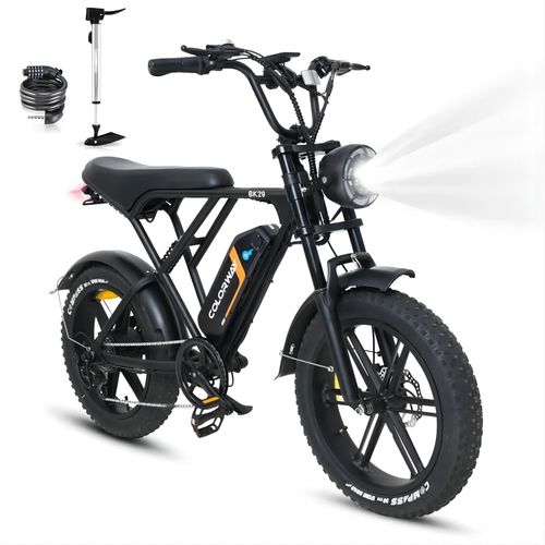 COLORWAY Vélo électrique Pliable 20"*3.0 Gros Pneus, Batterie 36V 12Ah