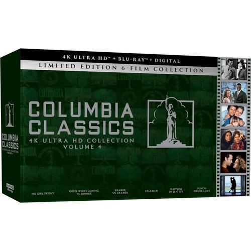 Columbia Classics Volume 4 - 4k Uhd + Blu-Ray - His Girl Friday / Guess Who's Coming To Dinner / Kramer Vs. Kramer / Starman / Sleepless In Seattle / Punch-Drunk Love de Howard Hakws