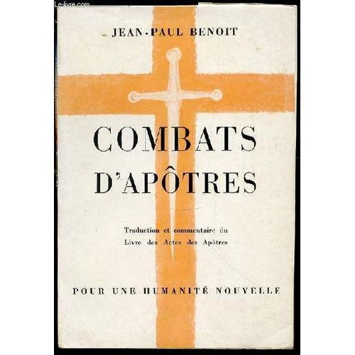 Actes Des Apôtres Chapitre 5 Commentaires Combats D'apotres : Pour Une Humanite Nouvelle - Traduction Et