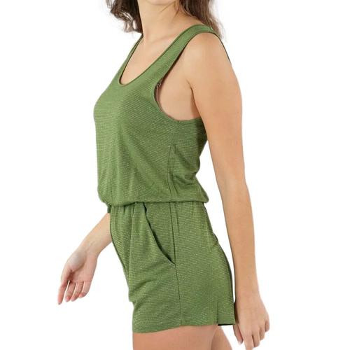 Combi-Short Verte Femme Deeluxe Jalia