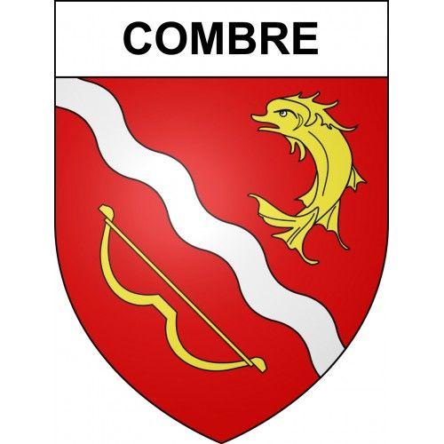 Combre 42 Ville Sticker Blason cusson Autocollant Adhsif - Taille : 12 Cm