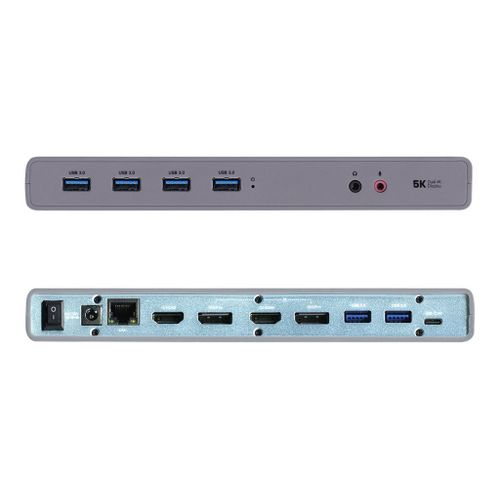 i-Tec USB-C / USB-A 3.0 4K Dual Video Docking Station - Station d'accueil