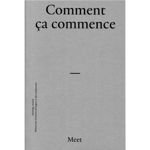Comment a Commence   de Berrada Mohammed  Format Beau livre 