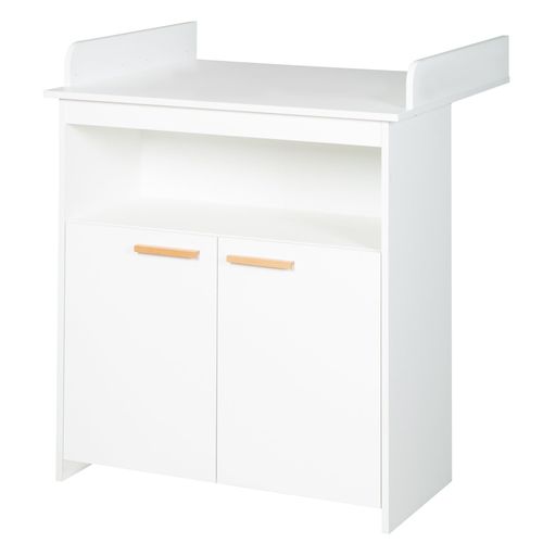 Commode  Langer Bb Roba Anton - 2 Portes - Compartiment Ouvert - Fermeture Douce