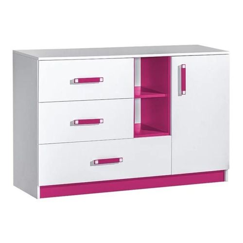 Commode Sorviru 101, Avec Tiroirs Et Portes, Nombre De Tiroirs: 3