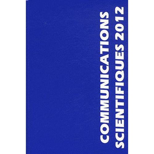 Communications Scientifiques Mapar 2012 - Mises Au Point En Anesthsie-Ranimation   de Mapar  Format Broch 