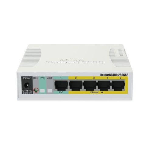 Commutateur Mikrotik css106-1g-4p-1s rb260gsp 5xgb 1xsf