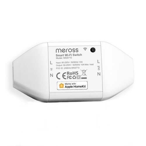 commutateur WiFi intelligent HomeKit,commutateur de bricolage,fonctionne avec HomeKit,Siri,Alexa,Google Assistant - 1 UNIT HomeKit