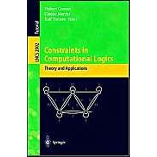 Constraints In Computational Logics: Theory And Applications    Format Broch 